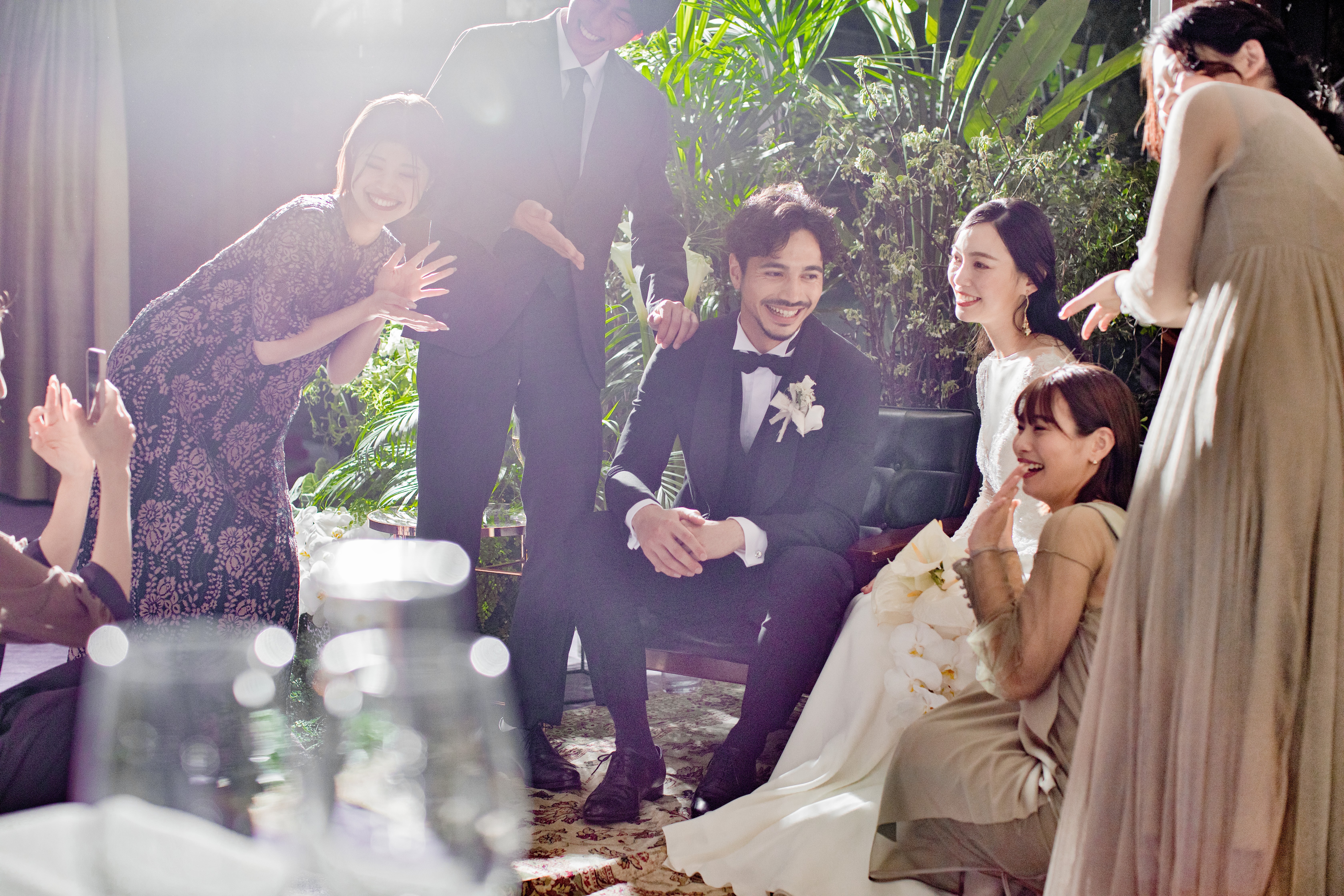 挙式後アフターパーティーの様子3