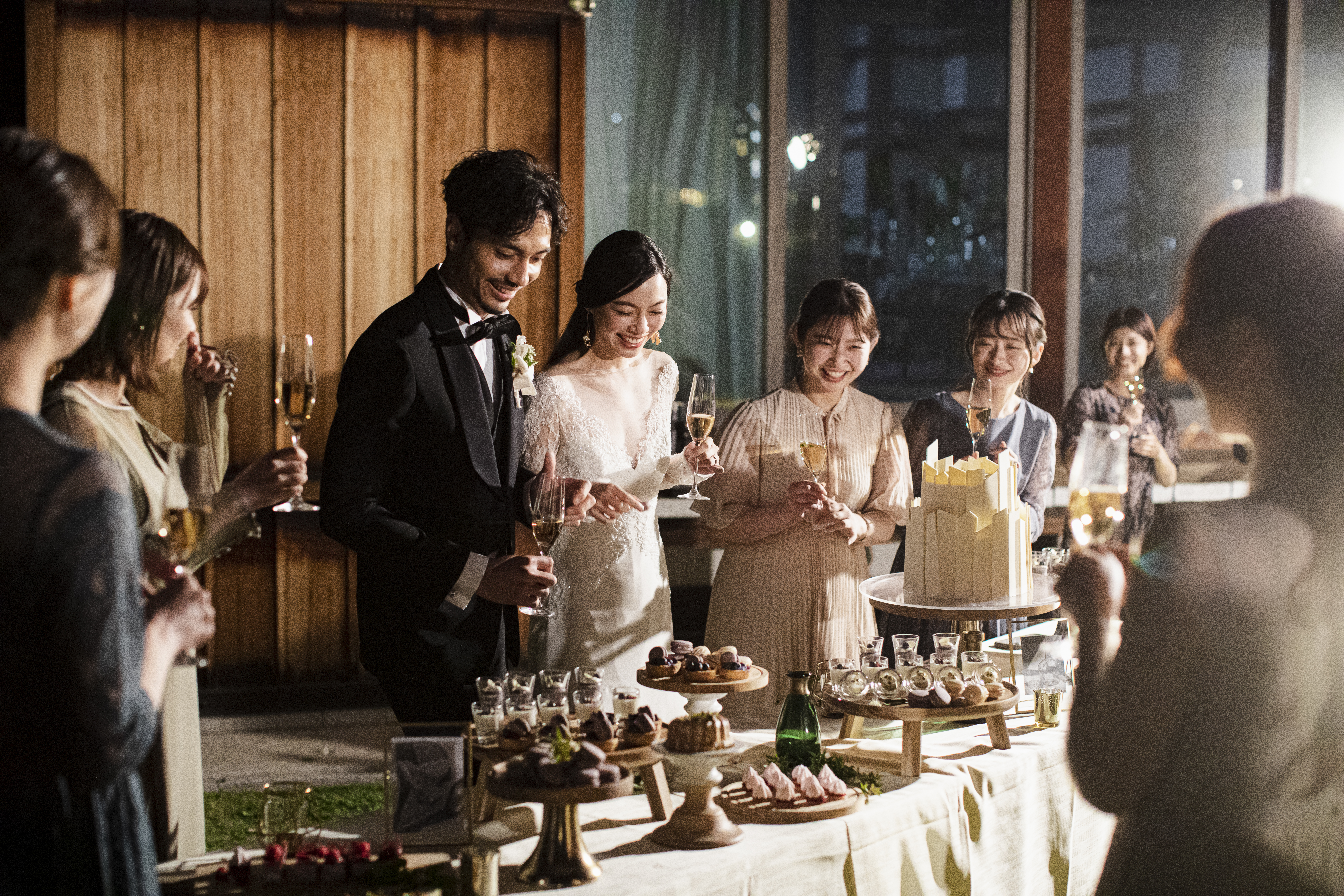 挙式後アフターパーティーの様子4
